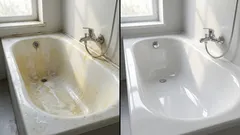 Kúpeľňa je opäť biela: spôsob, ktorý zabral tam, kde všetko ostatné zlyhalo